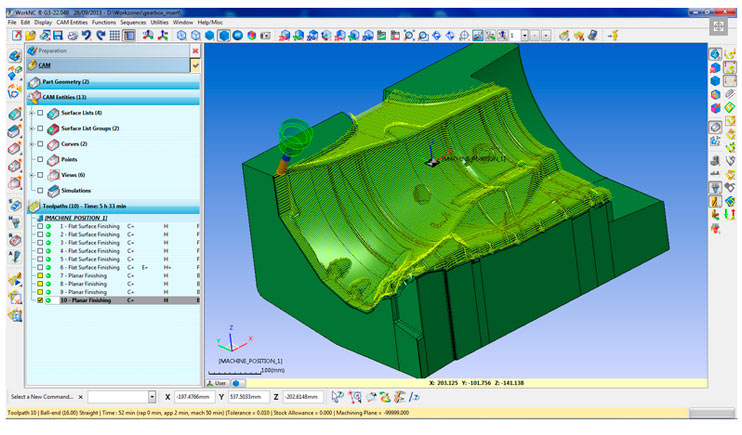 Tecnocad con WorkNC diseno e ingenieria de moldes con sescoi WorkNC diseno e ingenieria con sescoi