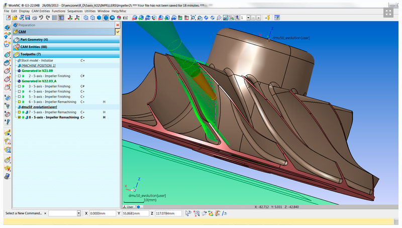 WorkNC mecanizado de moldes en 3d con tecnocad y diseno